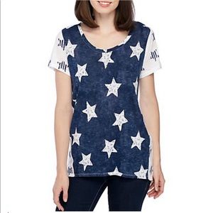 New Scoop Neck Tee Perfect for 4th of July!